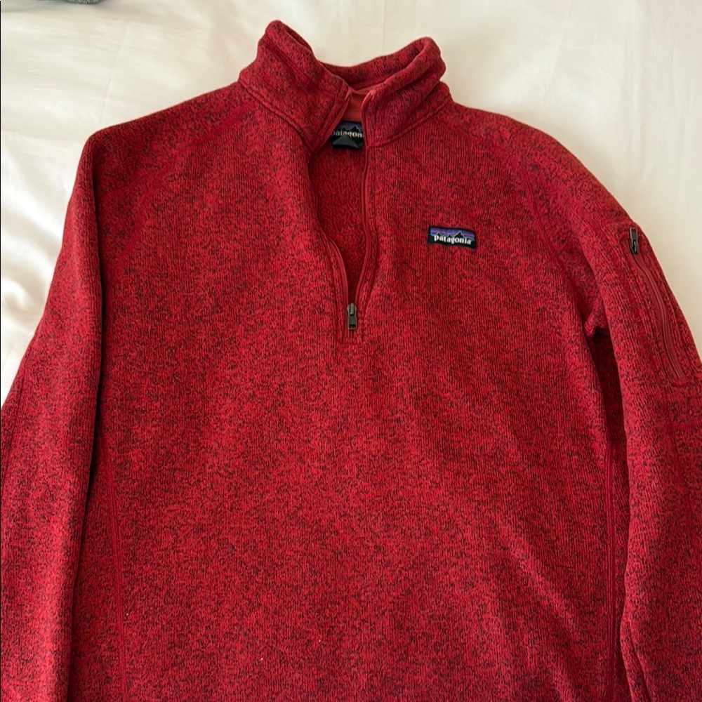 Patagonia Red Quarter-Zip Pullover
